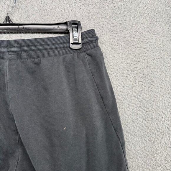 Gymshark Sweatpants Men's Small Black Cuffed Jogger Spellout Gym Faded Workout - Picture 7 of 12